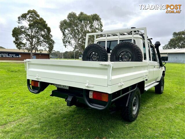 2018 TOYOTA LANDCRUISER WORKMATE (4X4) VDJ79R MY18 DOUBLE C\/CHAS