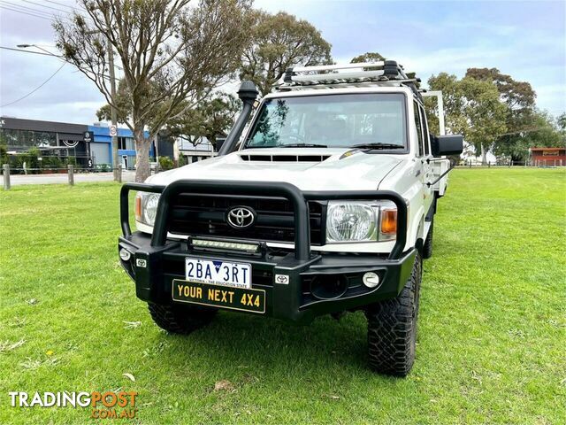 2018 TOYOTA LANDCRUISER WORKMATE (4X4) VDJ79R MY18 DOUBLE C\/CHAS