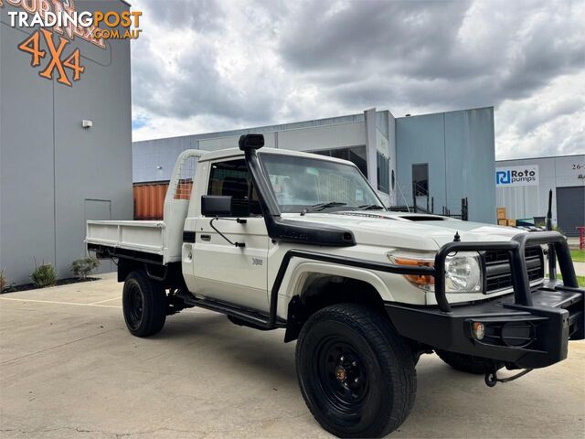 2014 TOYOTA LANDCRUISER WORKMATE (4X4) VDJ79R MY12 UPDATE CAB CHASSIS