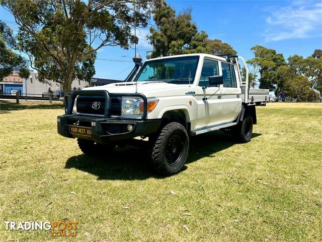 2016 TOYOTA LANDCRUISER WORKMATE (4X4) VDJ79R MY12 UPDATE DOUBLE C\/CHAS