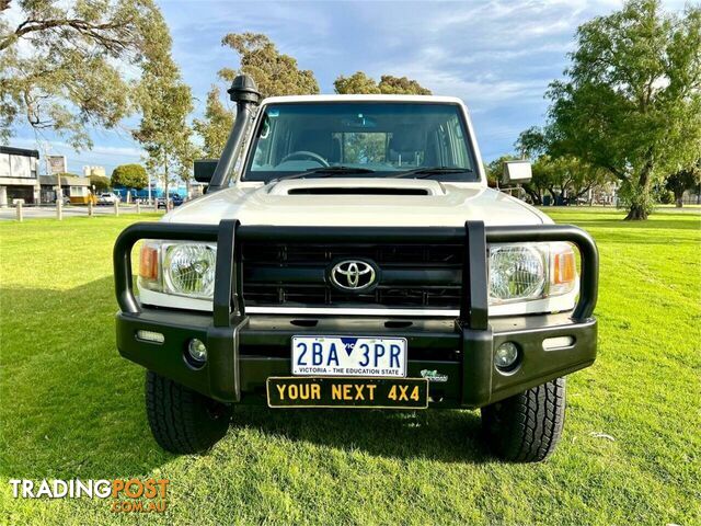 2013 TOYOTA LANDCRUISER WORKMATE (4X4) VDJ79R MY12 UPDATE CAB CHASSIS