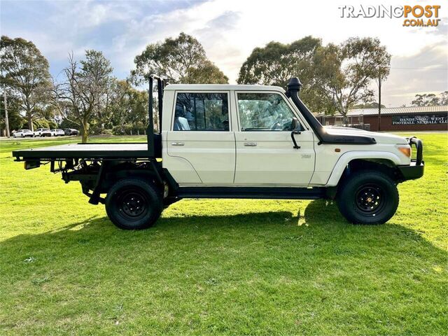 2013 TOYOTA LANDCRUISER WORKMATE (4X4) VDJ79R MY12 UPDATE CAB CHASSIS