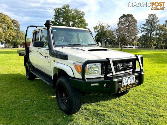 2014 TOYOTA LANDCRUISER WORKMATE (4X4) VDJ79R MY12 UPDATE DOUBLE C\/CHAS