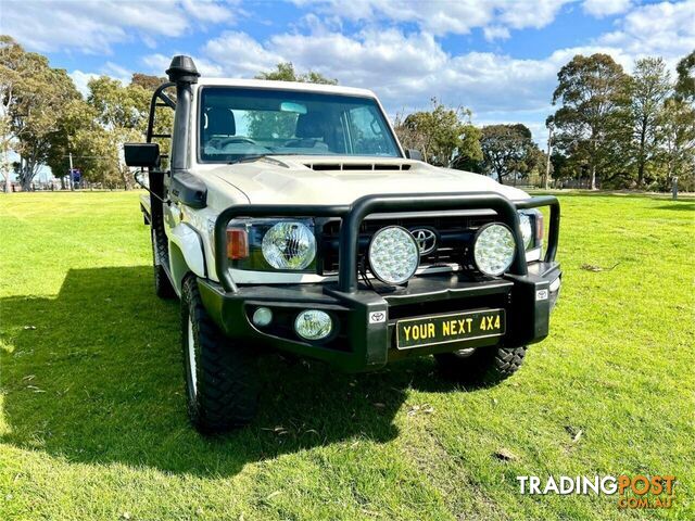 2017 TOYOTA LANDCRUISER WORKMATE (4X4) VDJ79R MY18 CAB CHASSIS