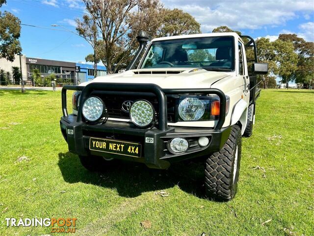 2017 TOYOTA LANDCRUISER WORKMATE (4X4) VDJ79R MY18 CAB CHASSIS