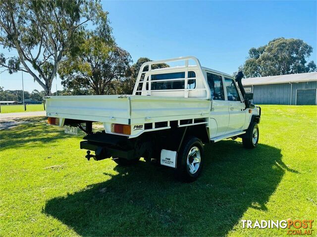 2017 TOYOTA LANDCRUISER WORKMATE (4X4) VDJ79R MY18 DOUBLE C\/CHAS