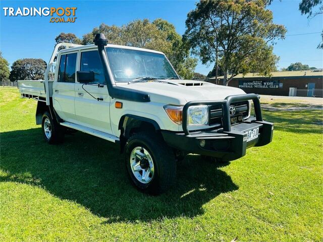 2017 TOYOTA LANDCRUISER WORKMATE (4X4) VDJ79R MY18 DOUBLE C\/CHAS