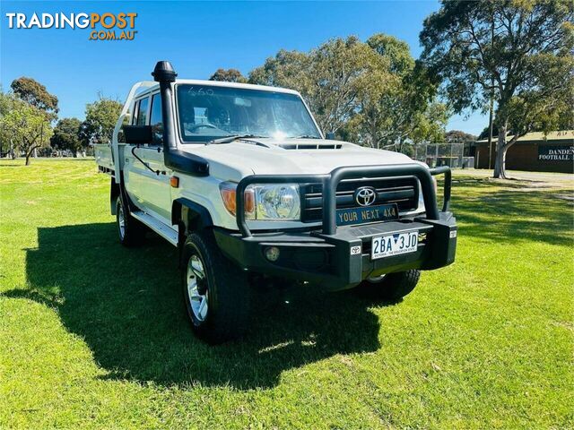 2017 TOYOTA LANDCRUISER WORKMATE (4X4) VDJ79R MY18 DOUBLE C\/CHAS