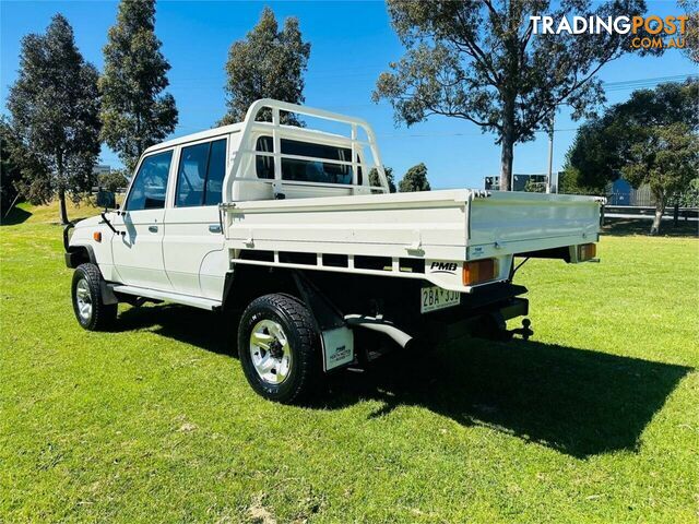 2017 TOYOTA LANDCRUISER WORKMATE (4X4) VDJ79R MY18 DOUBLE C\/CHAS