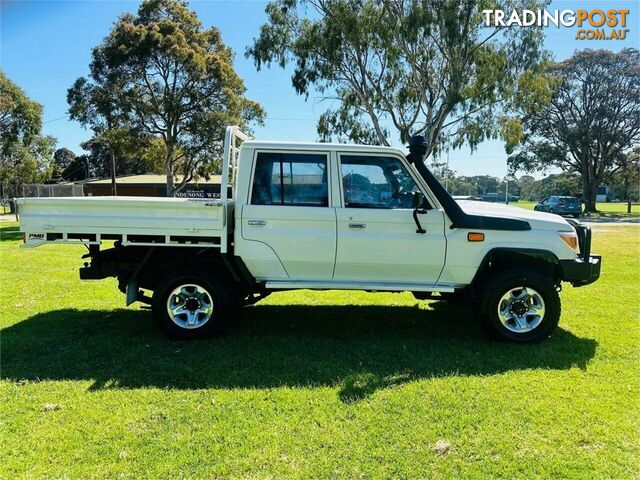 2017 TOYOTA LANDCRUISER WORKMATE (4X4) VDJ79R MY18 DOUBLE C\/CHAS