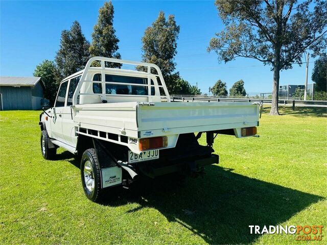 2017 TOYOTA LANDCRUISER WORKMATE (4X4) VDJ79R MY18 DOUBLE C\/CHAS