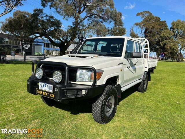 2019 TOYOTA LANDCRUISER WORKMATE (4X4) VDJ79R MY18 DOUBLE C\/CHAS