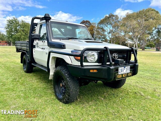 2012 TOYOTA LANDCRUISER WORKMATE (4X4) VDJ79R 09 UPGRADE CAB CHASSIS