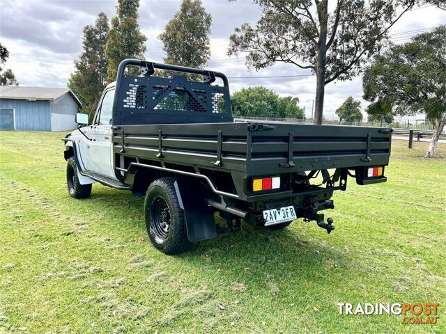 2012 TOYOTA LANDCRUISER WORKMATE (4X4) VDJ79R 09 UPGRADE CAB CHASSIS