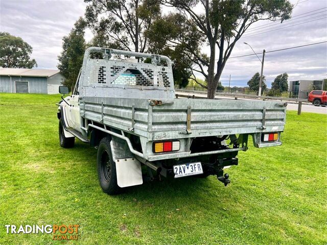 2012 TOYOTA LANDCRUISER WORKMATE (4X4) VDJ79R 09 UPGRADE CAB CHASSIS