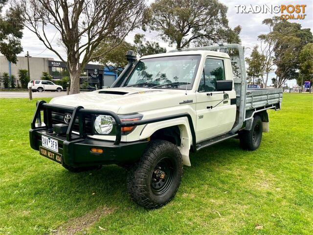 2012 TOYOTA LANDCRUISER WORKMATE (4X4) VDJ79R 09 UPGRADE CAB CHASSIS