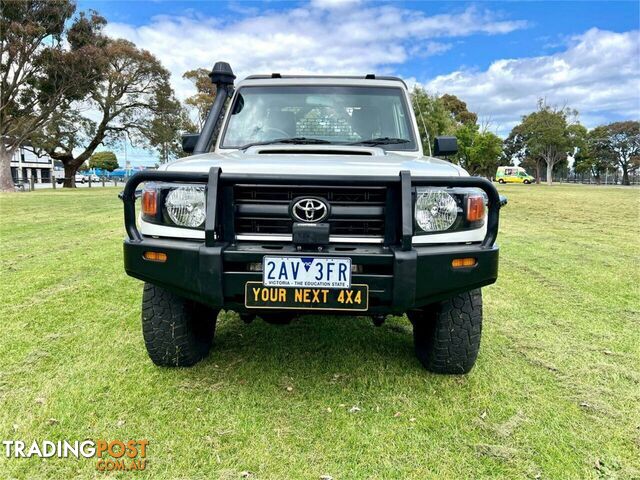 2012 TOYOTA LANDCRUISER WORKMATE (4X4) VDJ79R 09 UPGRADE CAB CHASSIS