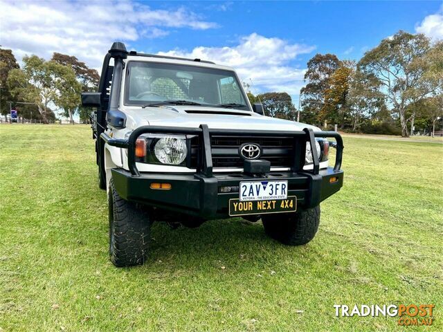 2012 TOYOTA LANDCRUISER WORKMATE (4X4) VDJ79R 09 UPGRADE CAB CHASSIS