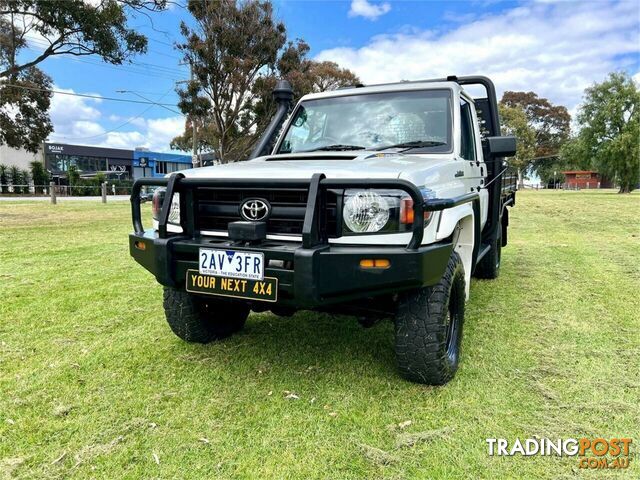 2012 TOYOTA LANDCRUISER WORKMATE (4X4) VDJ79R 09 UPGRADE CAB CHASSIS