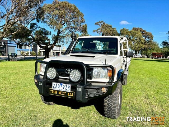 2016 TOYOTA LANDCRUISER WORKMATE (4X4) LC70 VDJ79R MY17 CAB CHASSIS