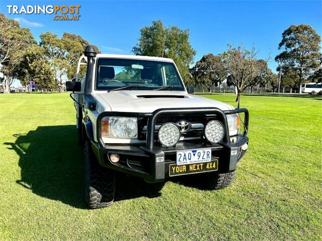 2016 TOYOTA LANDCRUISER WORKMATE (4X4) LC70 VDJ79R MY17 CAB CHASSIS