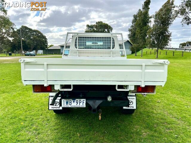 2012 TOYOTA LANDCRUISER WORKMATE (4X4) VDJ79R MY12 UPDATE CAB CHASSIS