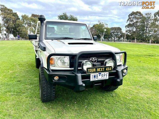 2012 TOYOTA LANDCRUISER WORKMATE (4X4) VDJ79R MY12 UPDATE CAB CHASSIS