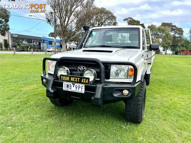 2012 TOYOTA LANDCRUISER WORKMATE (4X4) VDJ79R MY12 UPDATE CAB CHASSIS