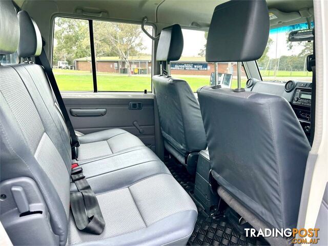 2019 TOYOTA LANDCRUISER WORKMATE (4X4) VDJ79R MY18 DOUBLE C\/CHAS