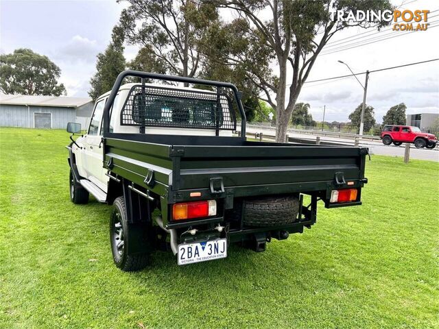 2019 TOYOTA LANDCRUISER WORKMATE (4X4) VDJ79R MY18 DOUBLE C\/CHAS