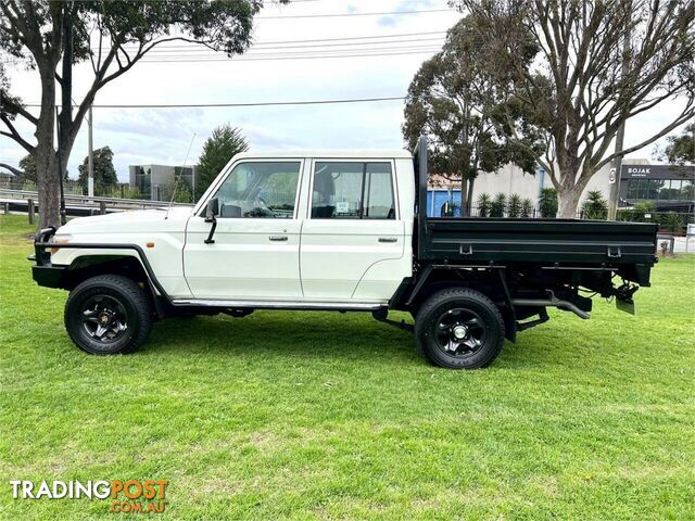 2019 TOYOTA LANDCRUISER WORKMATE (4X4) VDJ79R MY18 DOUBLE C\/CHAS