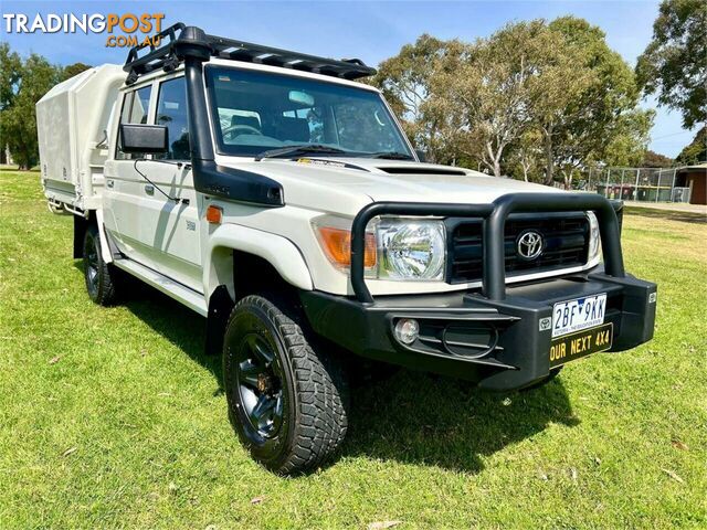 2016 TOYOTA LANDCRUISER WORKMATE (4X4) VDJ79R MY12 UPDATE DOUBLE C\/CHAS