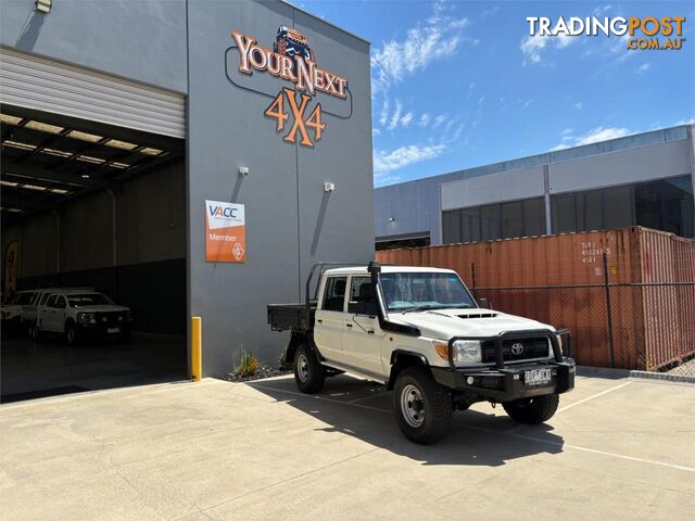 2018 TOYOTA LANDCRUISER WORKMATE (4X4) VDJ79R MY18 DOUBLE C\/CHAS