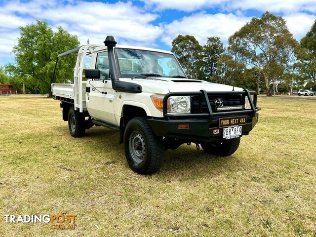 2012 TOYOTA LANDCRUISER WORKMATE (4X4) VDJ79R MY12 UPDATE CAB CHASSIS