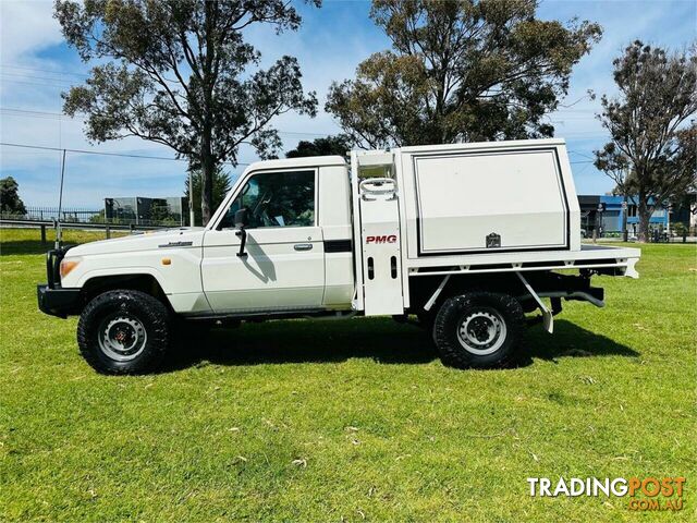 2013 TOYOTA LANDCRUISER WORKMATE (4X4) VDJ79R MY12 UPDATE CAB CHASSIS