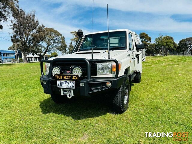 2013 TOYOTA LANDCRUISER WORKMATE (4X4) VDJ79R MY12 UPDATE CAB CHASSIS