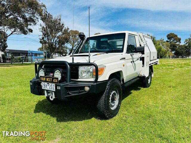 2013 TOYOTA LANDCRUISER WORKMATE (4X4) VDJ79R MY12 UPDATE CAB CHASSIS