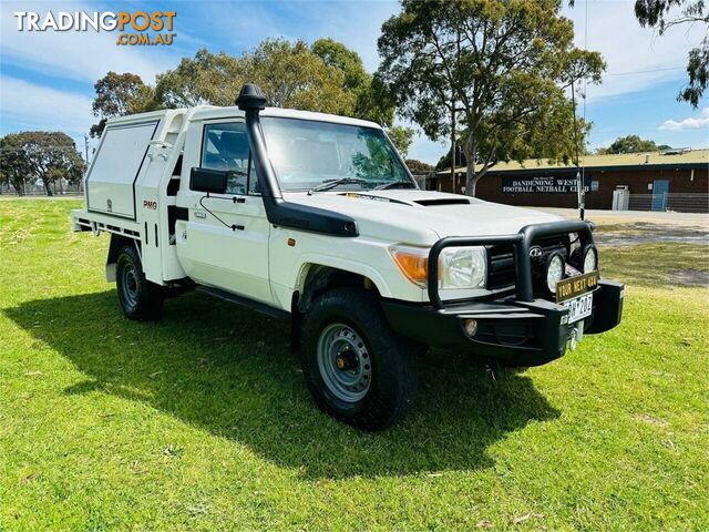 2013 TOYOTA LANDCRUISER WORKMATE (4X4) VDJ79R MY12 UPDATE CAB CHASSIS