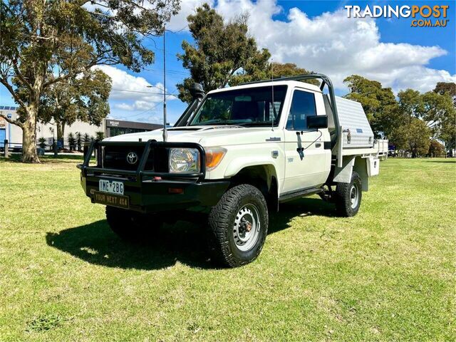 2013 TOYOTA LANDCRUISER WORKMATE (4X4) VDJ79R MY12 UPDATE CAB CHASSIS