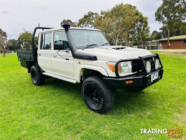 2019 TOYOTA LANDCRUISER WORKMATE (4X4) VDJ79R MY18 DOUBLE C\/CHAS