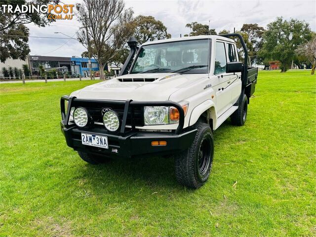 2019 TOYOTA LANDCRUISER WORKMATE (4X4) VDJ79R MY18 DOUBLE C\/CHAS