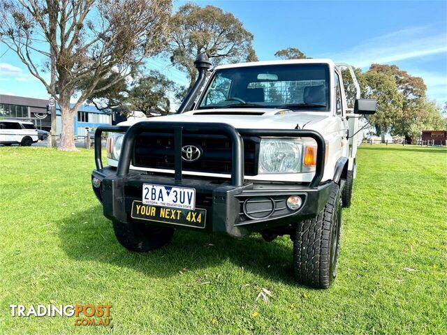 2012 TOYOTA LANDCRUISER WORKMATE (4X4) VDJ79R 09 UPGRADE CAB CHASSIS