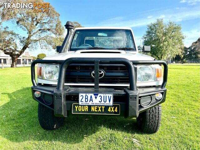 2012 TOYOTA LANDCRUISER WORKMATE (4X4) VDJ79R 09 UPGRADE CAB CHASSIS