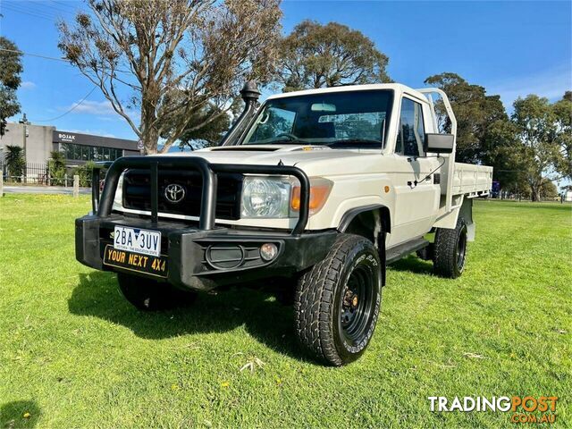 2012 TOYOTA LANDCRUISER WORKMATE (4X4) VDJ79R 09 UPGRADE CAB CHASSIS