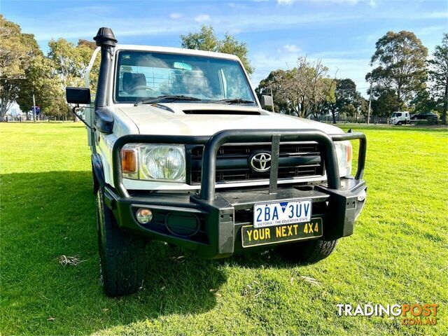 2012 TOYOTA LANDCRUISER WORKMATE (4X4) VDJ79R 09 UPGRADE CAB CHASSIS