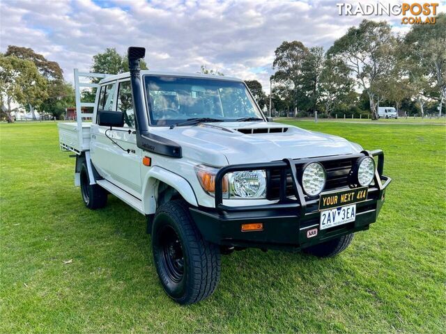 2017 TOYOTA LANDCRUISER WORKMATE (4X4) LC70 VDJ79R MY17 DOUBLE C\/CHAS