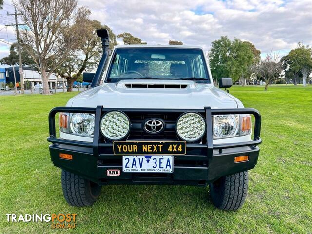 2017 TOYOTA LANDCRUISER WORKMATE (4X4) LC70 VDJ79R MY17 DOUBLE C\/CHAS