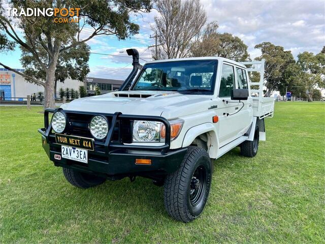 2017 TOYOTA LANDCRUISER WORKMATE (4X4) LC70 VDJ79R MY17 DOUBLE C\/CHAS