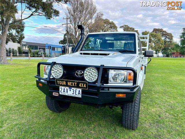 2017 TOYOTA LANDCRUISER WORKMATE (4X4) LC70 VDJ79R MY17 DOUBLE C\/CHAS