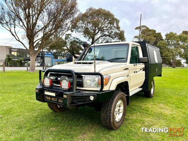 2018 TOYOTA LANDCRUISER GXL (4X4) VDJ79R CAB CHASSIS